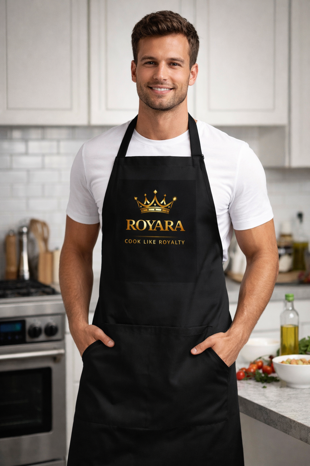 ROYARA Signature Apron-Cook Like Royalty