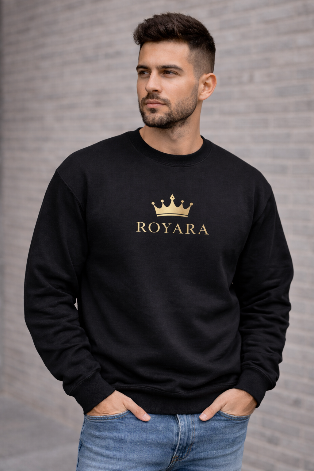 ROYARA Signature Crown Sweatshirt